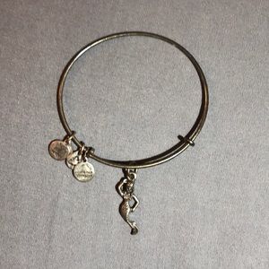 Silver Alex & Ani bracelet w/ Mermaid pendant